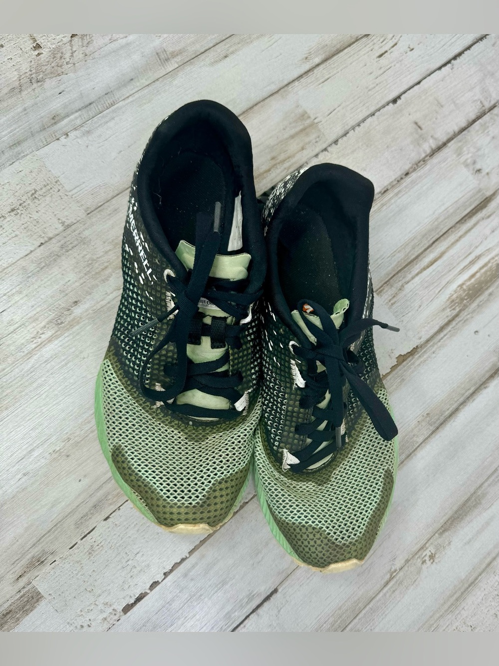 Merrell Shoes Womens Size 9 Green All Out Crush Tough Mudder Trail Run - Picture 2 of 9